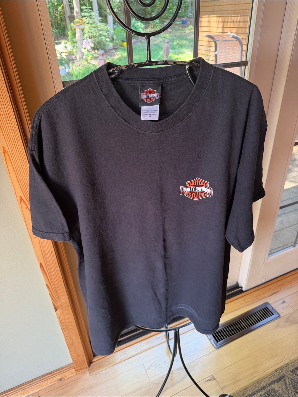 Harley-Davidson Vintage 2009 Honolulu Black T-Shirt w Large Logo on Back. Sz XL